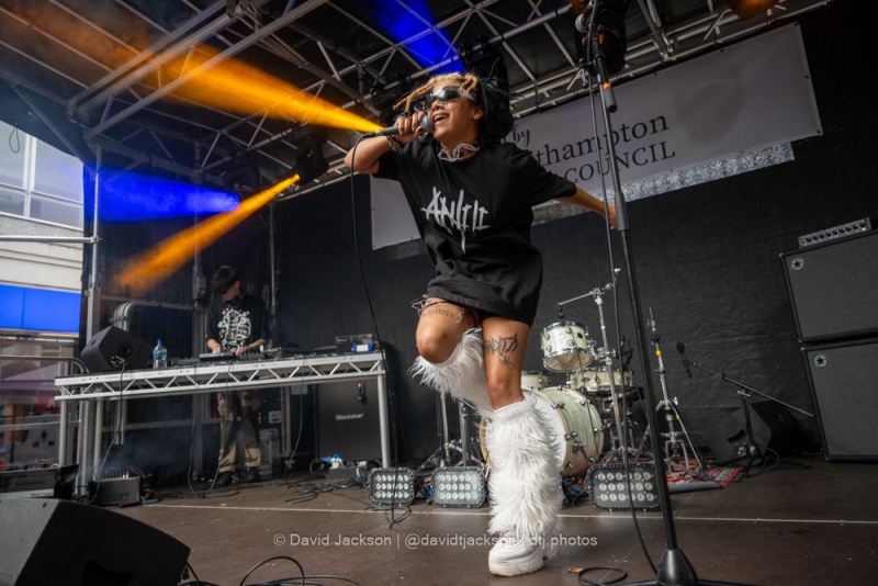 Anti!i performing on the Main Stage at the Northampton Music Festival on Sunday, September 10, 2023. Photo by David Jackson.