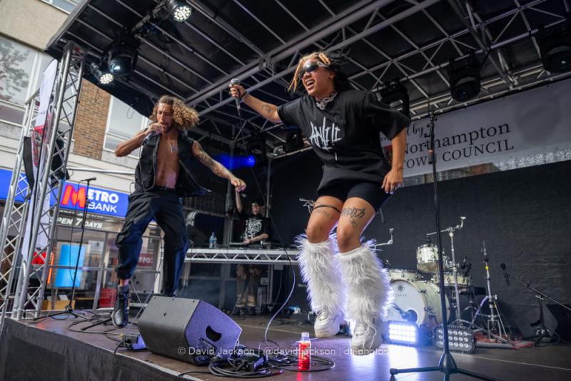 Anti!i performing on the Main Stage at the Northampton Music Festival on Sunday, September 10, 2023. Photo by David Jackson.