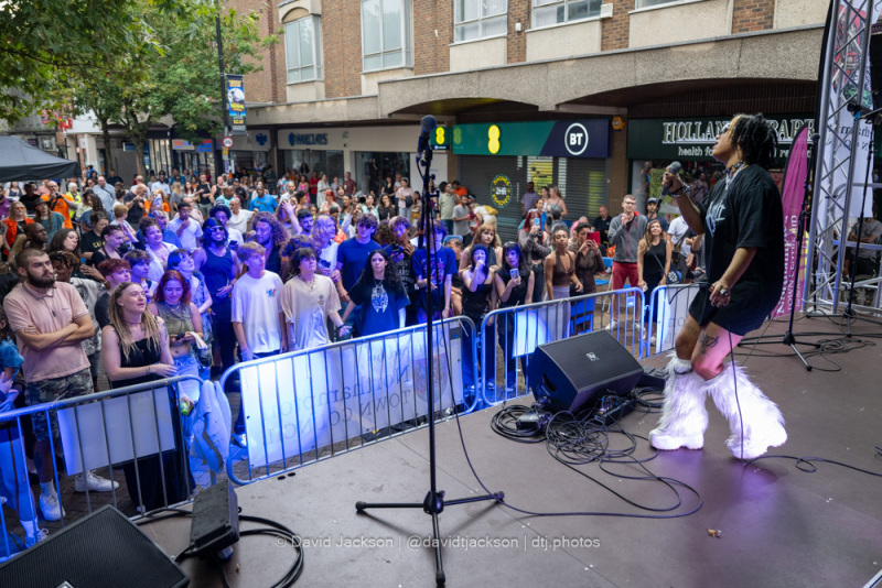 Anti!i performing on the Main Stage at the Northampton Music Festival on Sunday, September 10, 2023. Photo by David Jackson.