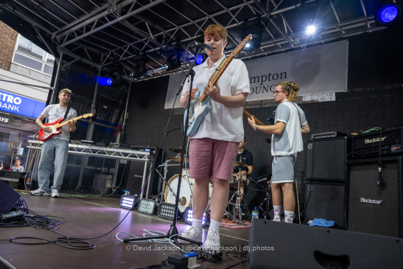 Alfie Castley performing on the Main Stage at the Northampton Music Festival on Sunday, September 10, 2023. Photo by David Jackson.