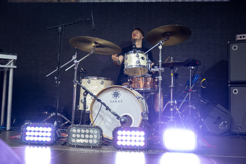 Fountain performing on the Main Stage at the Northampton Music Festival on Sunday, September 10, 2023. Photo by David Jackson.