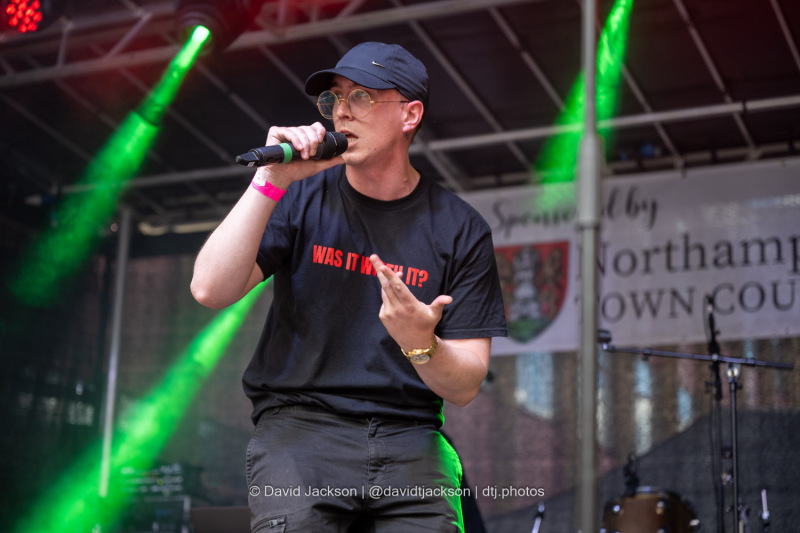 Weirdoe performing on the Main Stage at the Northampton Music Festival on Sunday, September 8, 2024. Photo by David Jackson.