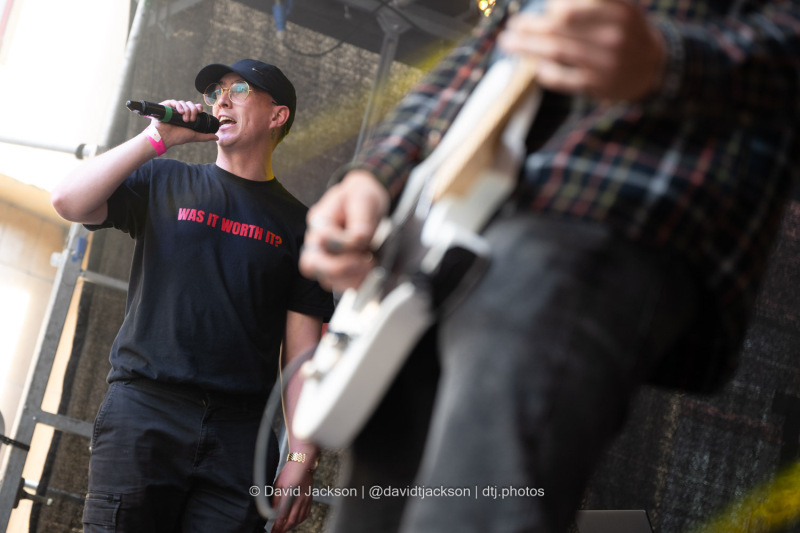 Weirdoe performing on the Main Stage at the Northampton Music Festival on Sunday, September 8, 2024. Photo by David Jackson.