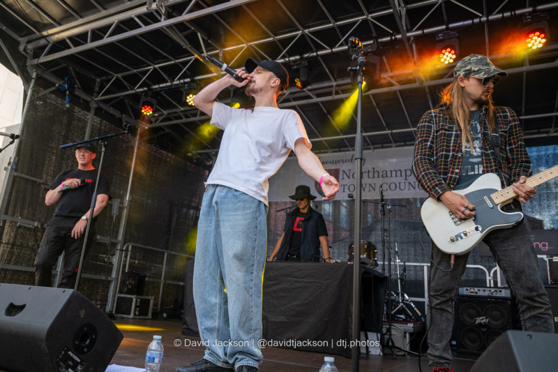 Weirdoe performing on the Main Stage at the Northampton Music Festival on Sunday, September 8, 2024. Photo by David Jackson.