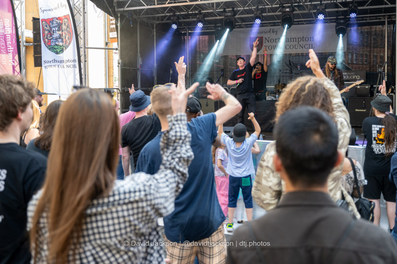 Weirdoe performing on the Main Stage at the Northampton Music Festival on Sunday, September 8, 2024. Photo by David Jackson.