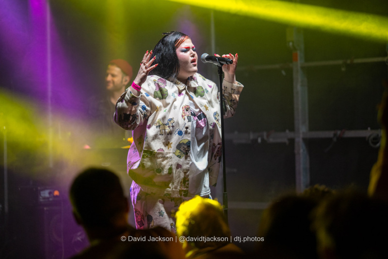 Mae Stephens headlining the Main Stage of the Northampton Music Festival on Sunday, September 8, 2024. Photo by David Jackson.