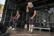 Lannie Camper performing on the Main Stage at the Northampton Music Festival on Sunday, September 7, 2025. Photo by David Jackson.