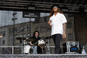 Napps & Co performing on the Main Stage at the Northampton Music Festival on Sunday, September 7, 2025. Photo by David Jackson.