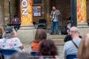 Mojo Mules performing on the Jazz Stage at the Northampton Music Festival on Sunday, September 7, 2025. Photo by David Jackson.