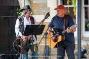 JP and the Hat performing on the Acoustic Stage at the Northampton Music Festival on Sunday, September 7, 2025. Photo by David Jackson.