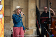 Sheila Waterfield Trio performing on the Jazz Stage at the Northampton Music Festival on Sunday, September 7, 2025. Photo by David Jackson.
