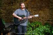 Stephen Tanner performing on the Hushed Stage at the Northampton Music Festival on Sunday, September 7, 2025. Photo by David Jackson.