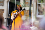 Velvet Engine performong on the Acoustic Stage at the Northampton Music Festival on Sunday, September 7, 2025. Photo by David Jackson.