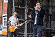Belvins and the Boys performing on the Main Stage at the Northampton Music Festival on Sunday, September 7, 2025. Photo by David Jackson.