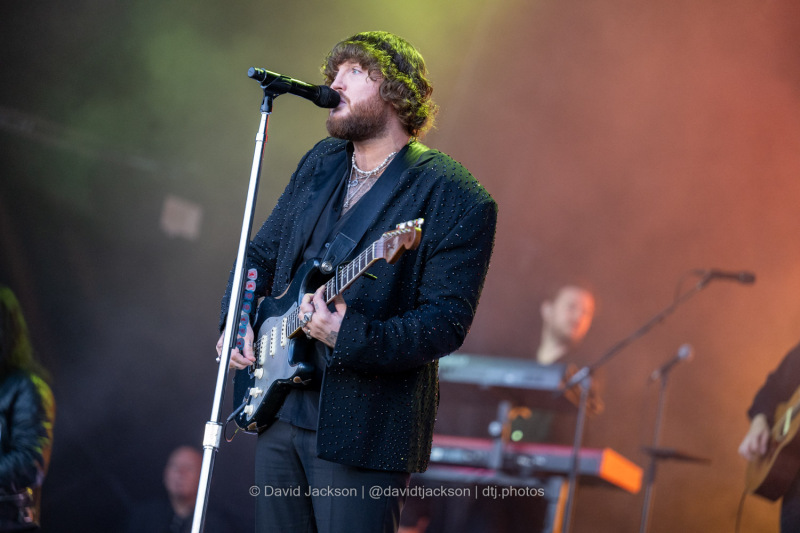 James Arthur on stage at the A Perfect Day festival at Delapre Park in Northampton on Sunday, June 16, 2024. Photo by David Jackson.