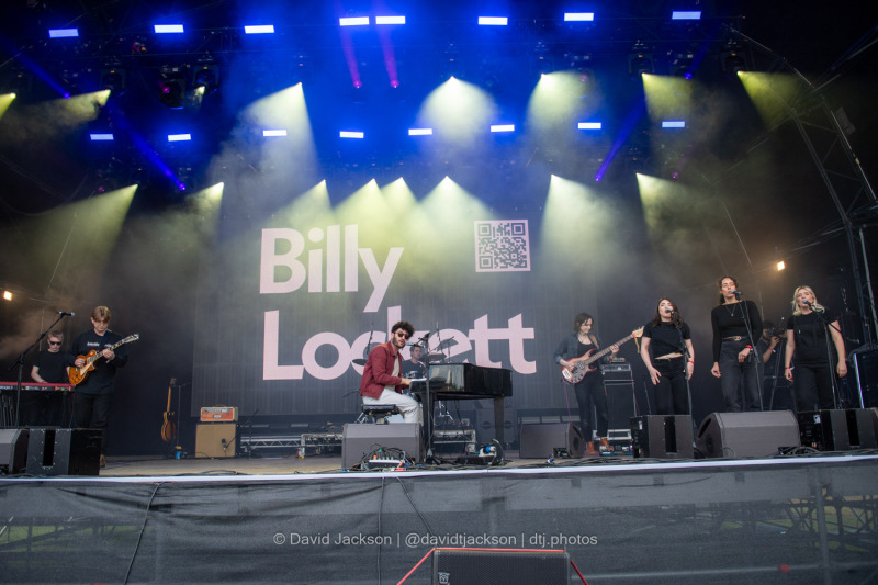 Billy Lockett on stage at the A Perfect Day festival at Delapre Park in Northampton on Sunday, June 16, 2024. Photo by David Jackson.