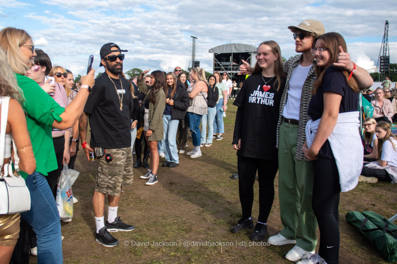 Fans watching acts perform at the A Perfect Day festival at Delapre Park in Northampton on Sunday, June 16, 2024. Photo by David Jackson.