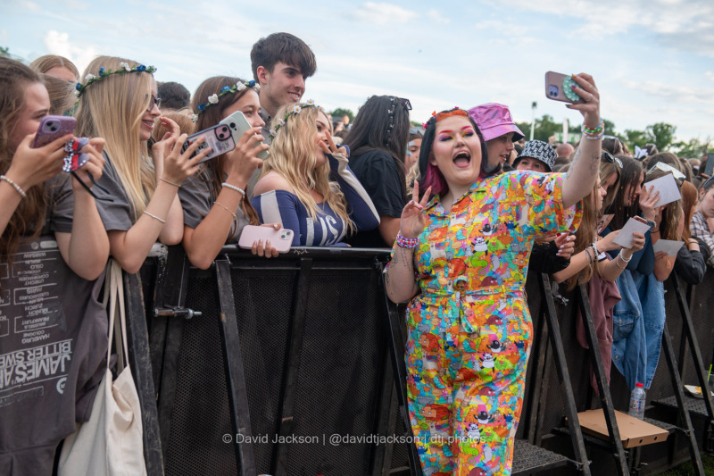 Fans watching acts perform at the A Perfect Day festival at Delapre Park in Northampton on Sunday, June 16, 2024. Photo by David Jackson.