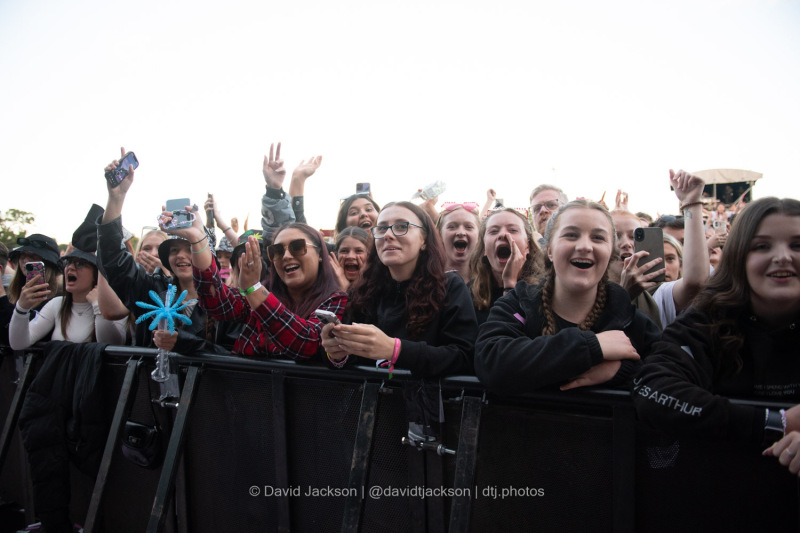James Arthur on stage at the A Perfect Day festival at Delapre Park in Northampton on Sunday, June 16, 2024. Photo by David Jackson.