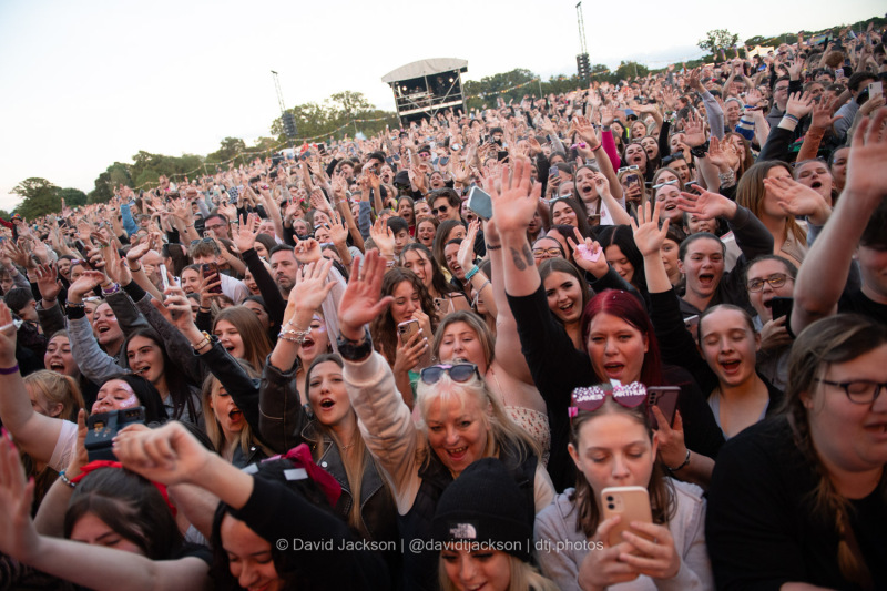 James Arthur on stage at the A Perfect Day festival at Delapre Park in Northampton on Sunday, June 16, 2024. Photo by David Jackson.