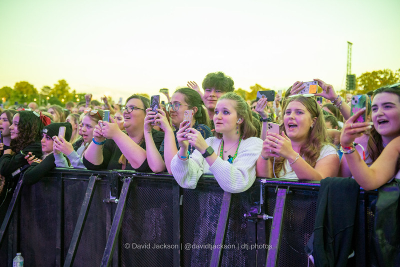 Fans watching acts perform at the A Perfect Day festival at Delapre Park in Northampton on Sunday, June 16, 2024. Photo by David Jackson.