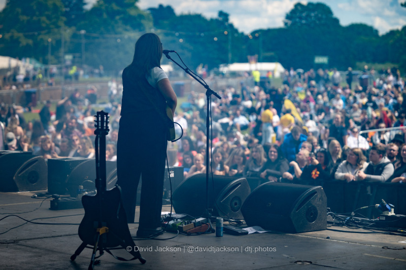 Billy Lockett on stage at the A Perfect Day festival at Delapre Park in Northampton on Sunday, June 16, 2024. Photo by David Jackson.