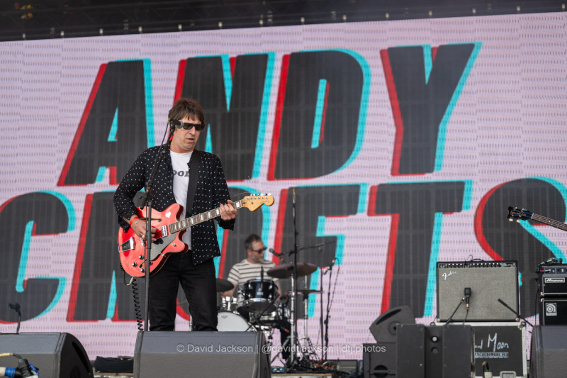 Andy Crofts on stage at the A Perfect Day festival at Delapre Park in Northampton on Sunday, June 16, 2024. Photo by David Jackson.