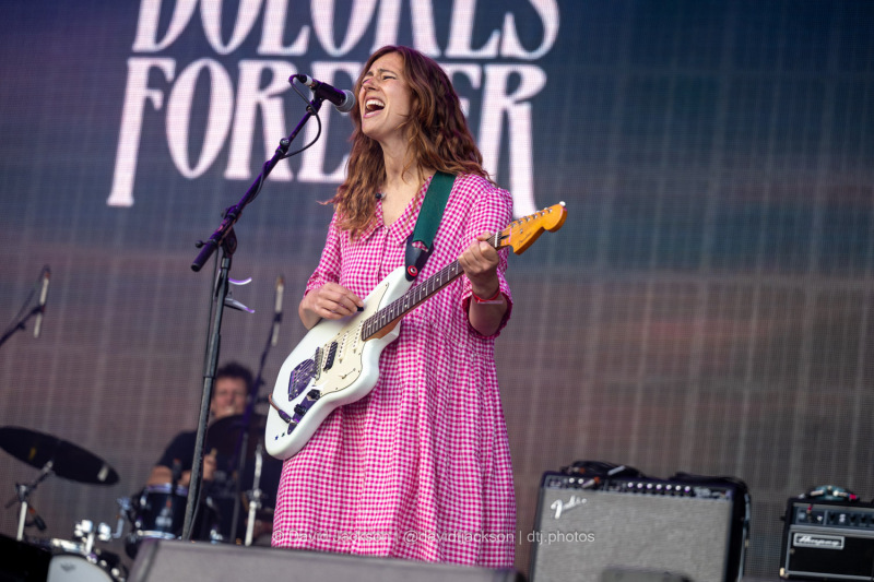 Dolores Forever on stage at the A Perfect Day festival at Delapre Park in Northampton on Sunday, June 16, 2024. Photo by David Jackson.