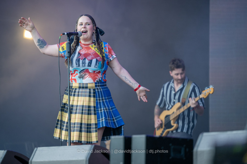 Dolores Forever on stage at the A Perfect Day festival at Delapre Park in Northampton on Sunday, June 16, 2024. Photo by David Jackson.