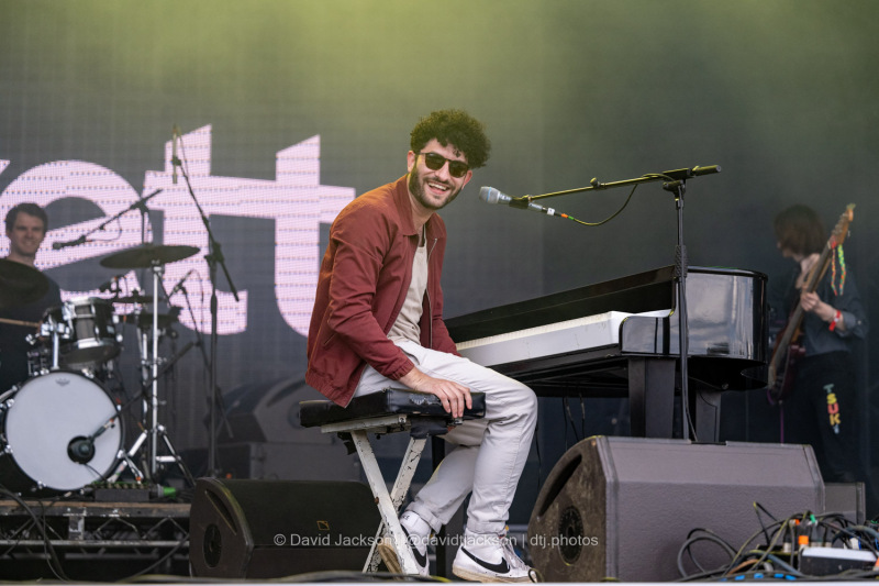 Billy Lockett on stage at the A Perfect Day festival at Delapre Park in Northampton on Sunday, June 16, 2024. Photo by David Jackson.