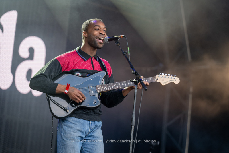 Jalen Ngonda on stage at the A Perfect Day festival at Delapre Park in Northampton on Sunday, June 16, 2024. Photo by David Jackson.
