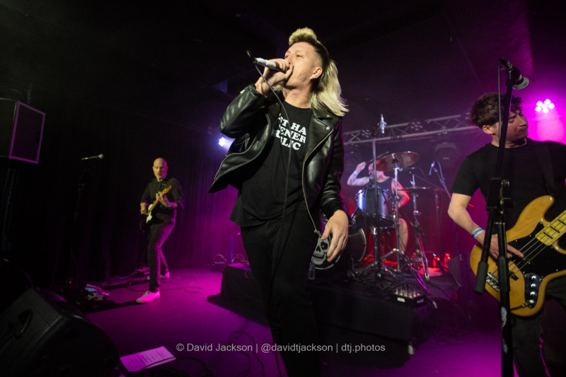 Raiders on stage at The Black Prince in Northampton on Saturday, March 16, 2024. Photo by David Jackson