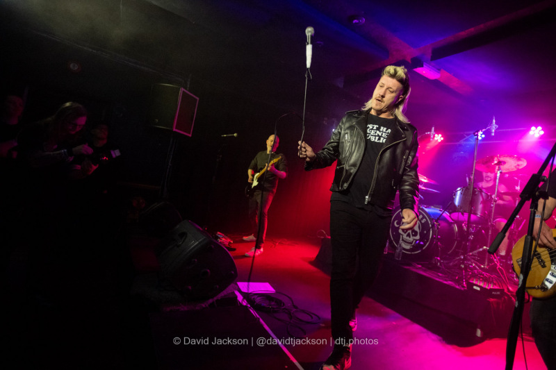 Raiders on stage at The Black Prince in Northampton on Saturday, March 16, 2024. Photo by David Jackson