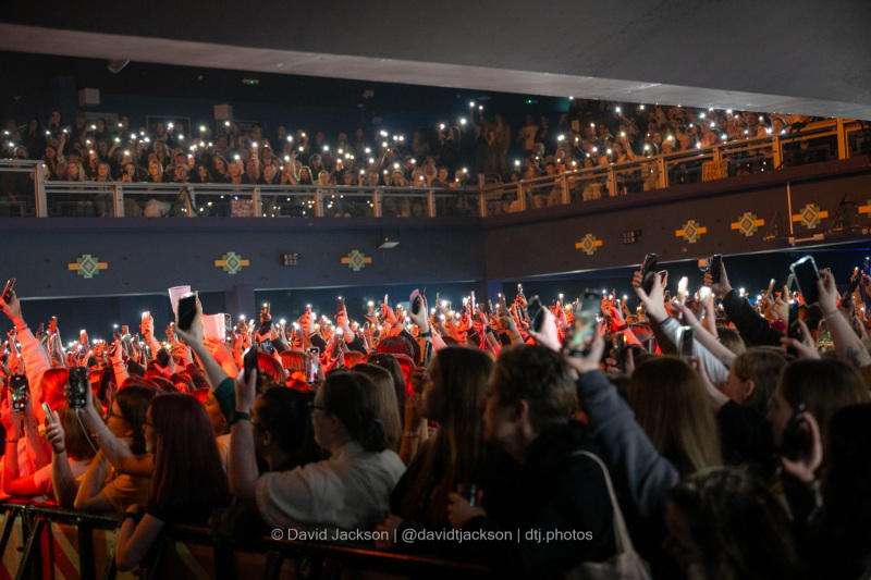 Fans inside the O2 Academy, Birmingham, on Wednesday, February 28. Photo by David Jackson.