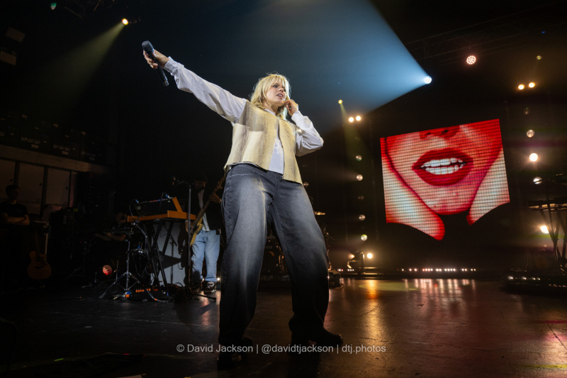Reneé Rapp on stage at the O2 Academy, Birmingham, on Wednesday, February 28. Photo by David Jackson