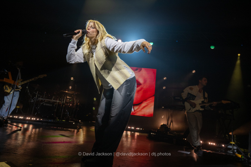 Reneé Rapp on stage at the O2 Academy, Birmingham, on Wednesday, February 28. Photo by David Jackson