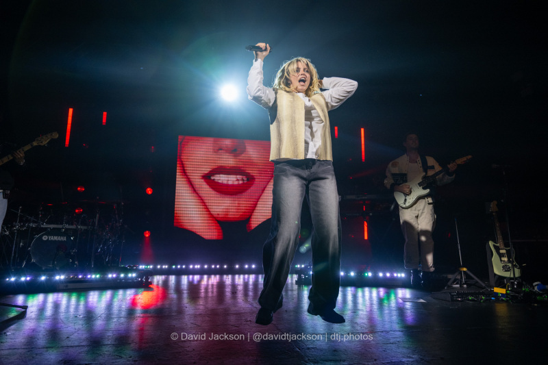 Reneé Rapp on stage at the O2 Academy, Birmingham, on Wednesday, February 28. Photo by David Jackson