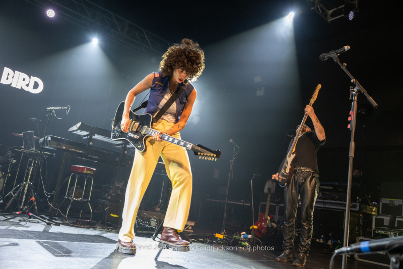 Towa Bird on stage at the O2 Academy, Birmingham, on Wednesday, February 28. Photo by David Jackson.