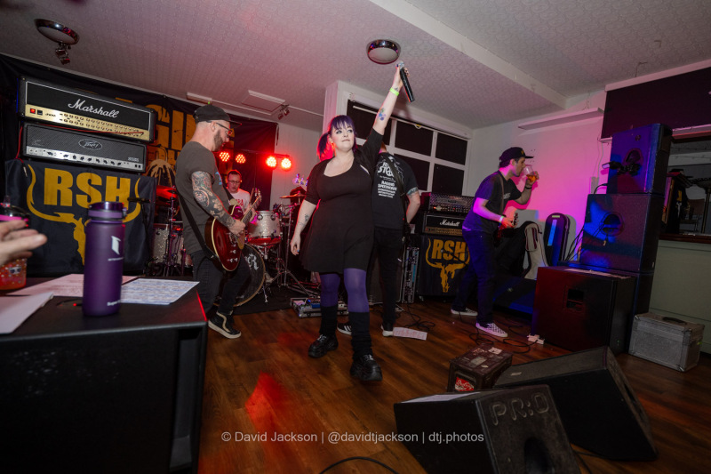 Defenestration, Russ Stock - The Cordwainer, Kettering, Friday, April 19, 2024. Photo by David Jackson