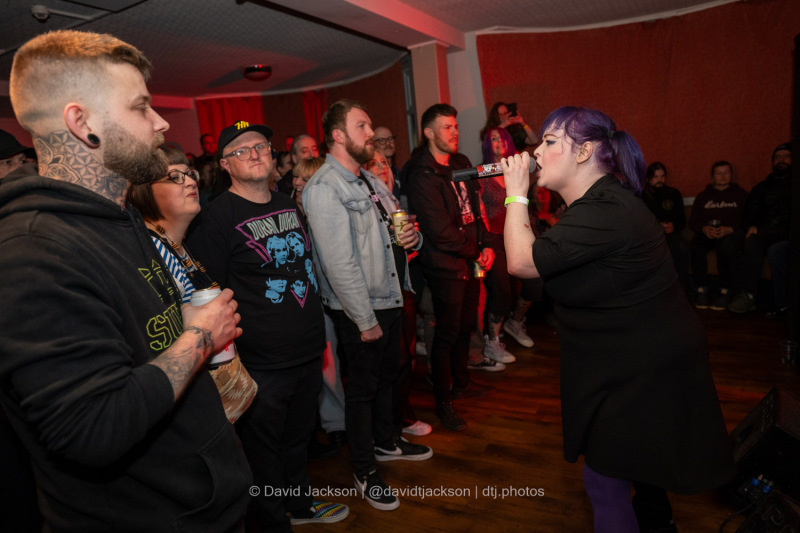 Defenestration, Russ Stock - The Cordwainer, Kettering, Friday, April 19, 2024. Photo by David Jackson