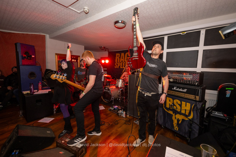 Defenestration, Russ Stock - The Cordwainer, Kettering, Friday, April 19, 2024. Photo by David Jackson