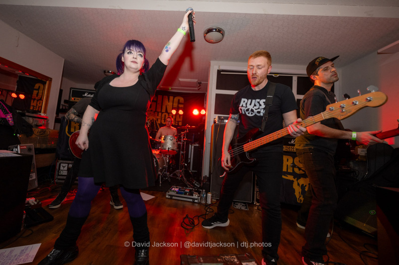 Defenestration, Russ Stock - The Cordwainer, Kettering, Friday, April 19, 2024. Photo by David Jackson