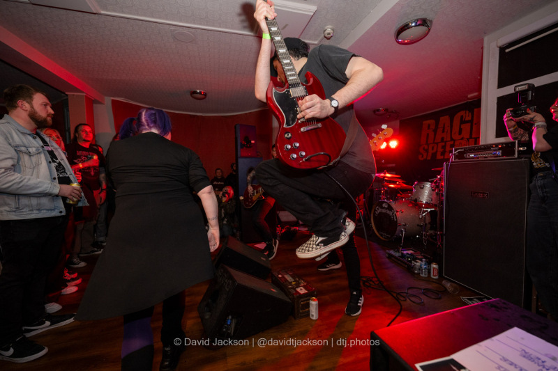 Defenestration, Russ Stock - The Cordwainer, Kettering, Friday, April 19, 2024. Photo by David Jackson