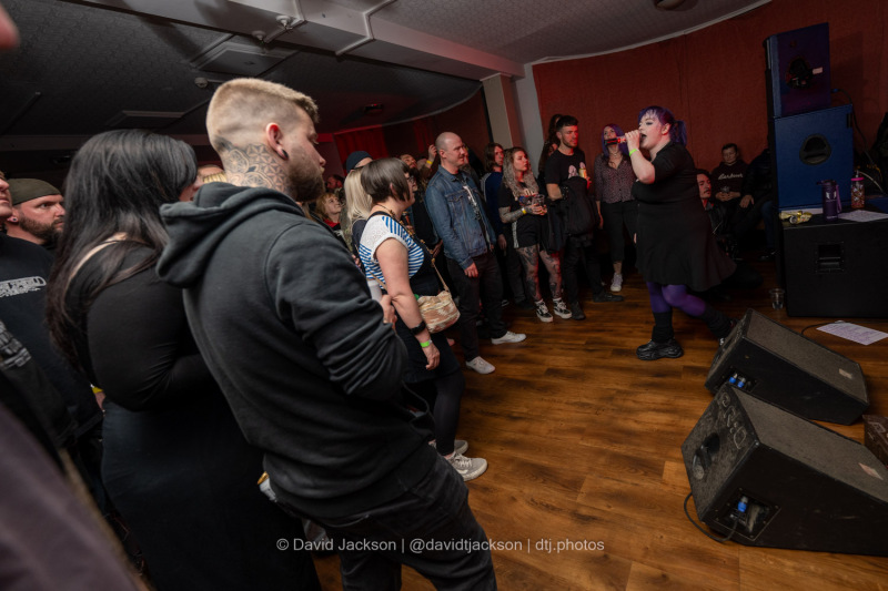 Defenestration, Russ Stock - The Cordwainer, Kettering, Friday, April 19, 2024. Photo by David Jackson