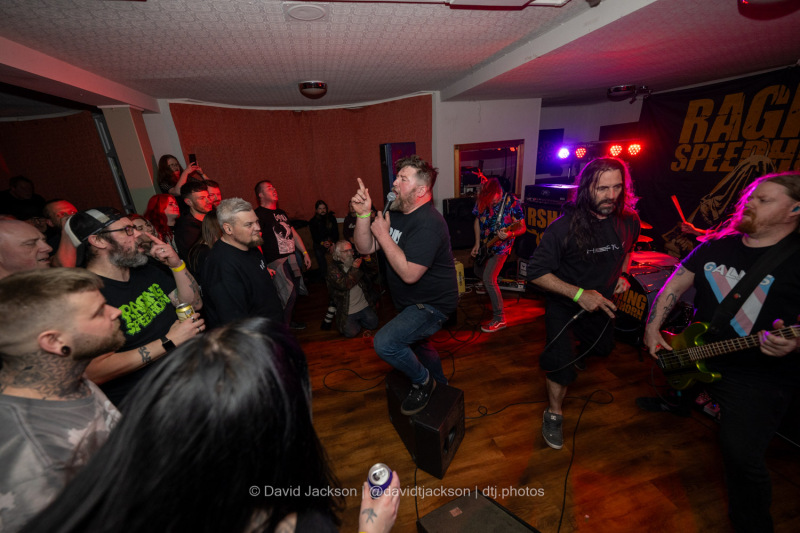 Raging Speedhorn, Russ Stock - The Cordwainer, Kettering, Friday, April 19, 2024. Photo by David Jackson