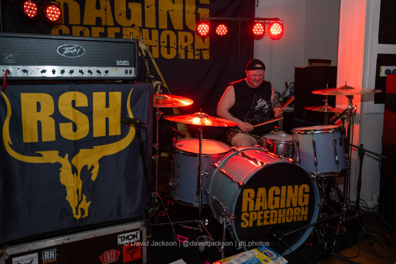 Raging Speedhorn, Russ Stock - The Cordwainer, Kettering, Friday, April 19, 2024. Photo by David Jackson