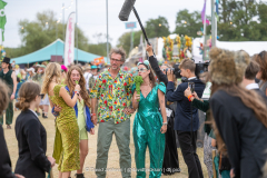 Festival goers at Shambala