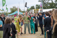 Festival goers at Shambala