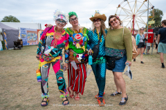Festival goers at Shambala