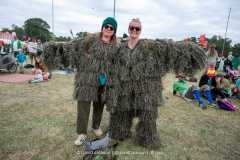 Festival goers at Shambala